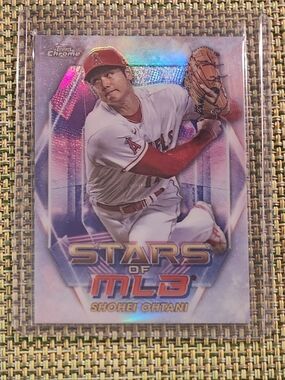 Shohei Ohtani Stars of MLB Topps Chrome Baseball Card
